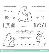 Mama Elephant BEAR HUGS stamps